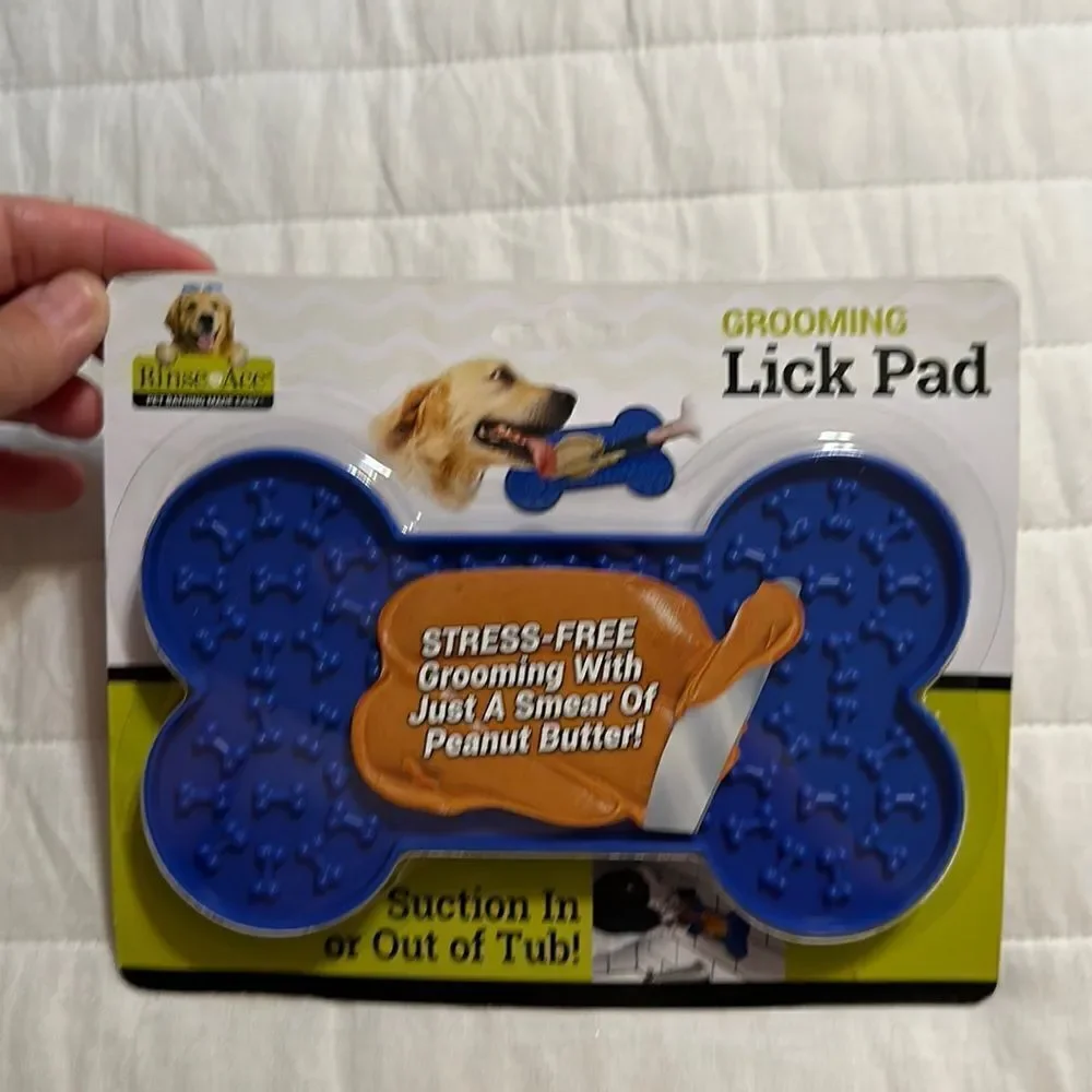 Rinse @ Ace Grooming Lick Pad Pet Bathing Made Easy Suction In Out of Tub